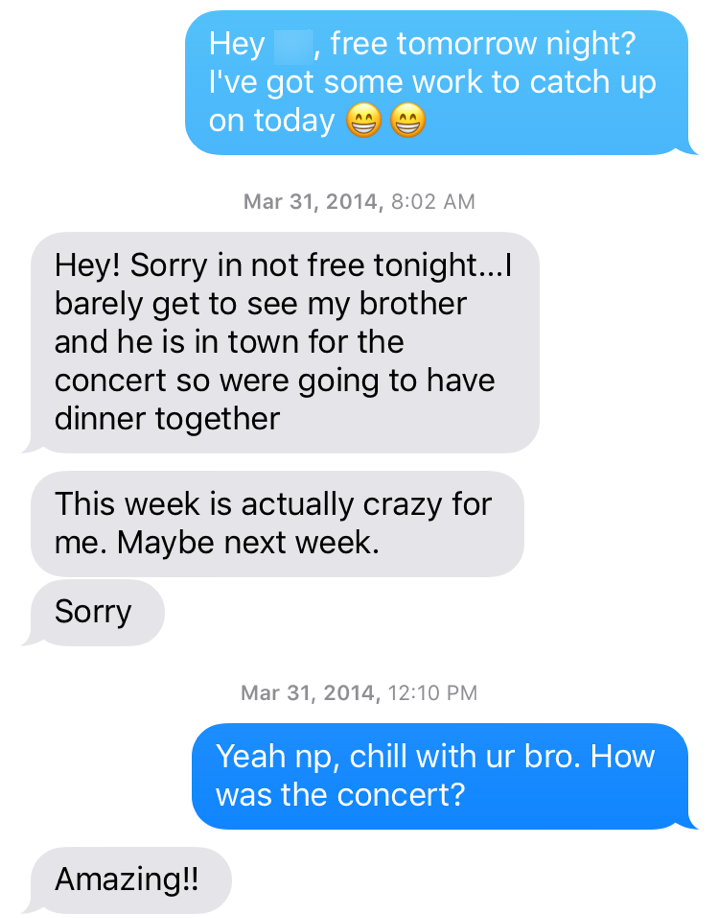 Conversation screenshot