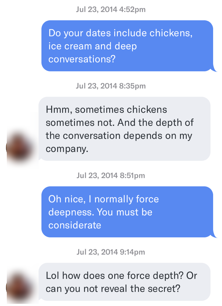 Conversation screenshot
