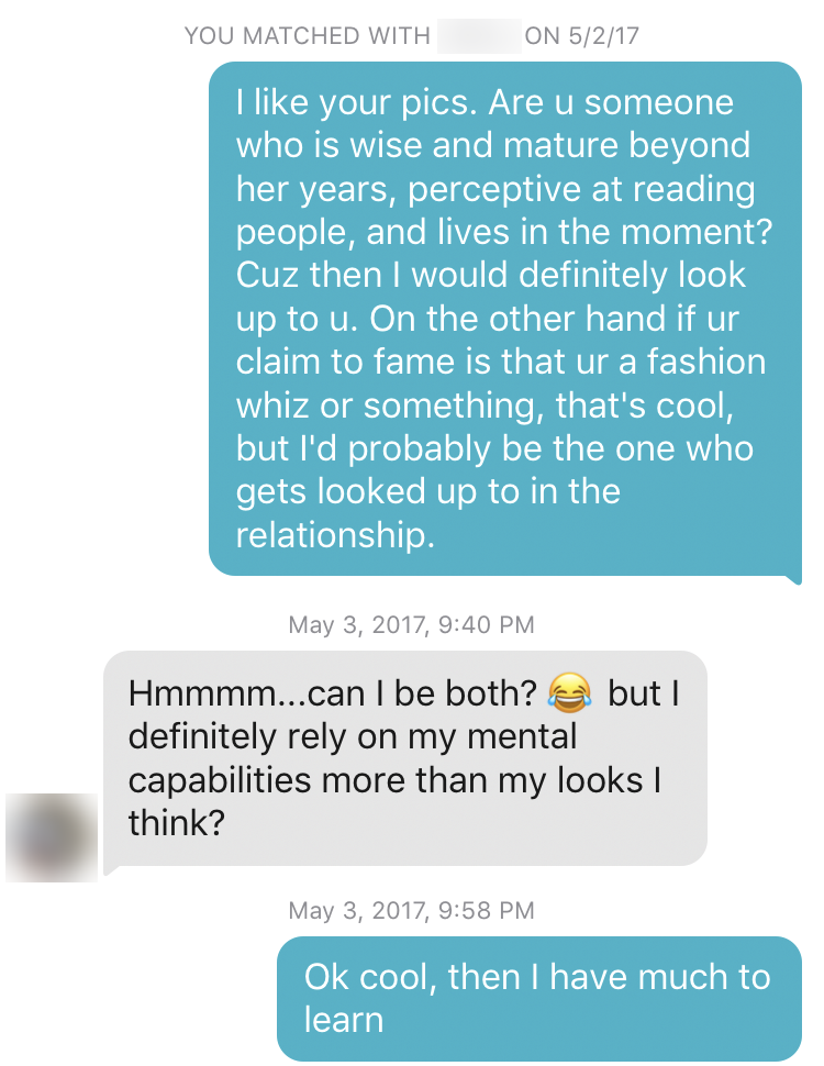 Conversation screenshot
