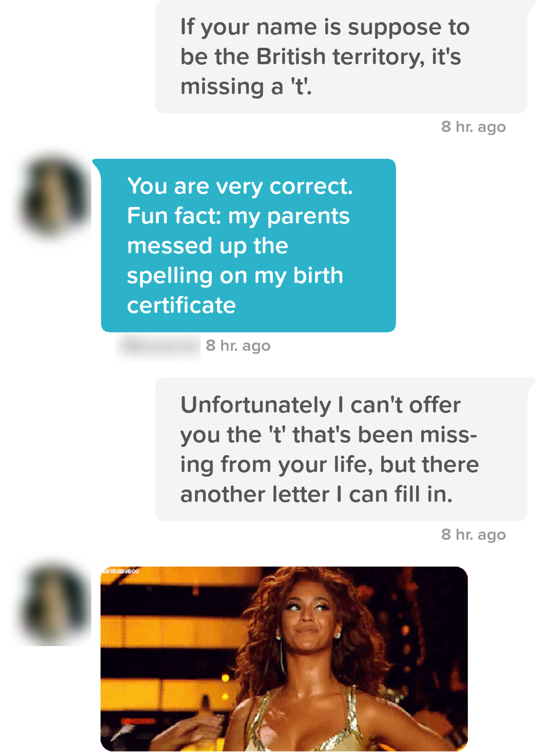 Conversation screenshot