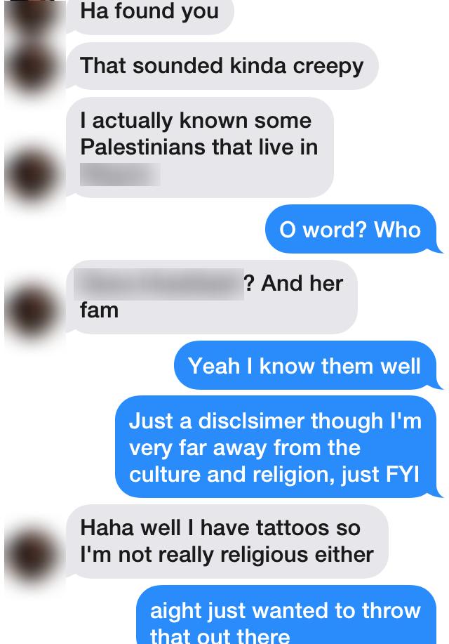 Conversation screenshot