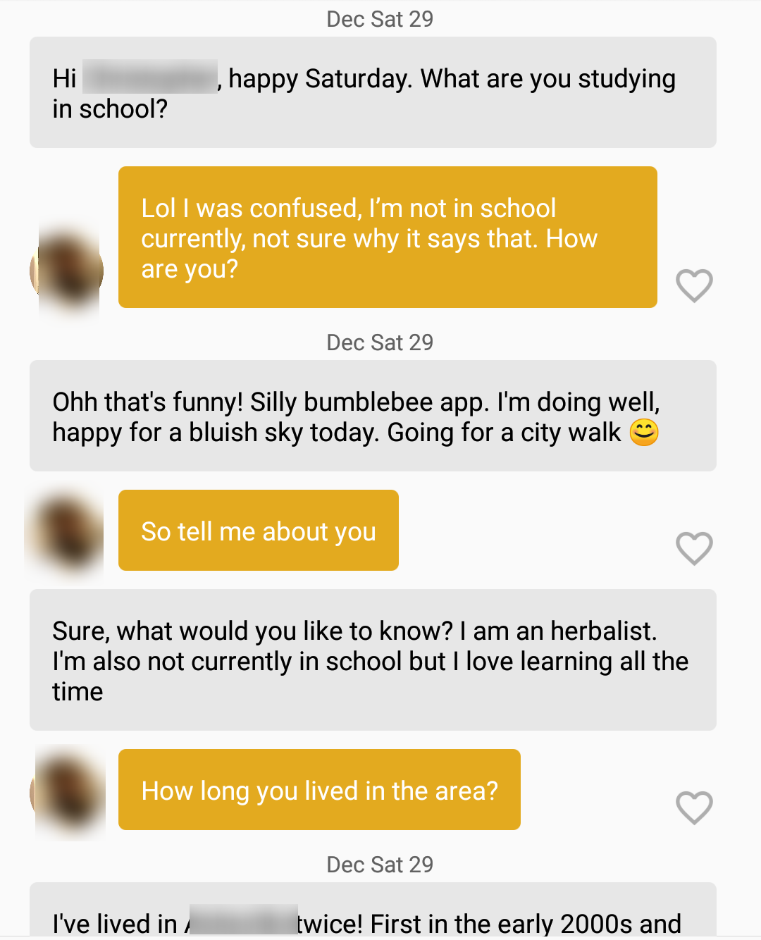 Conversation screenshot