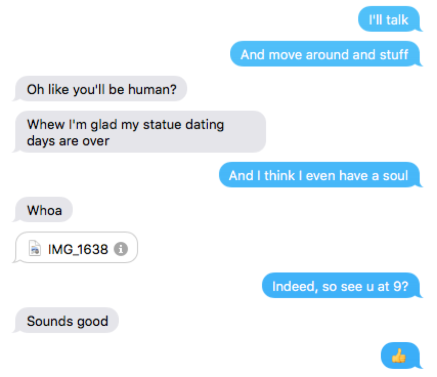 Conversation screenshot