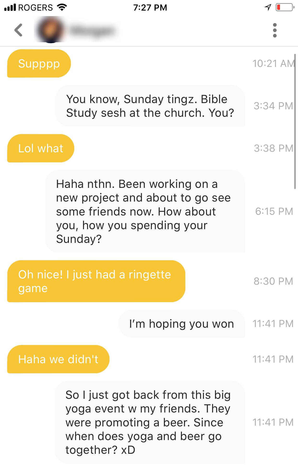 Conversation screenshot