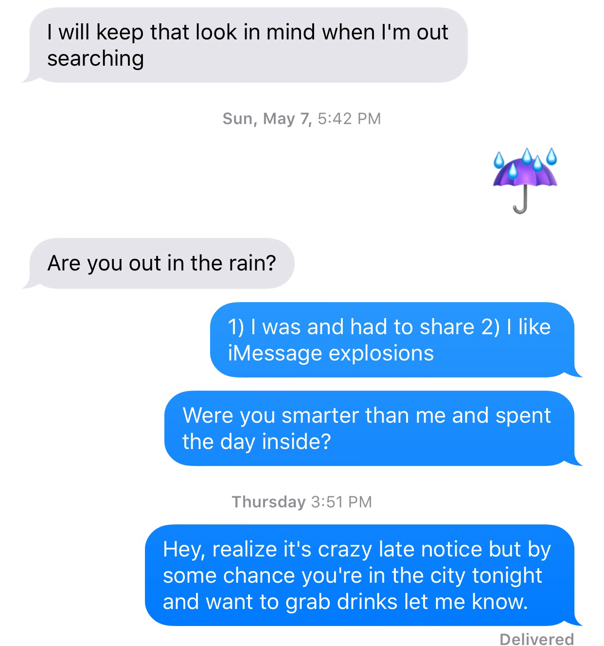 Conversation screenshot