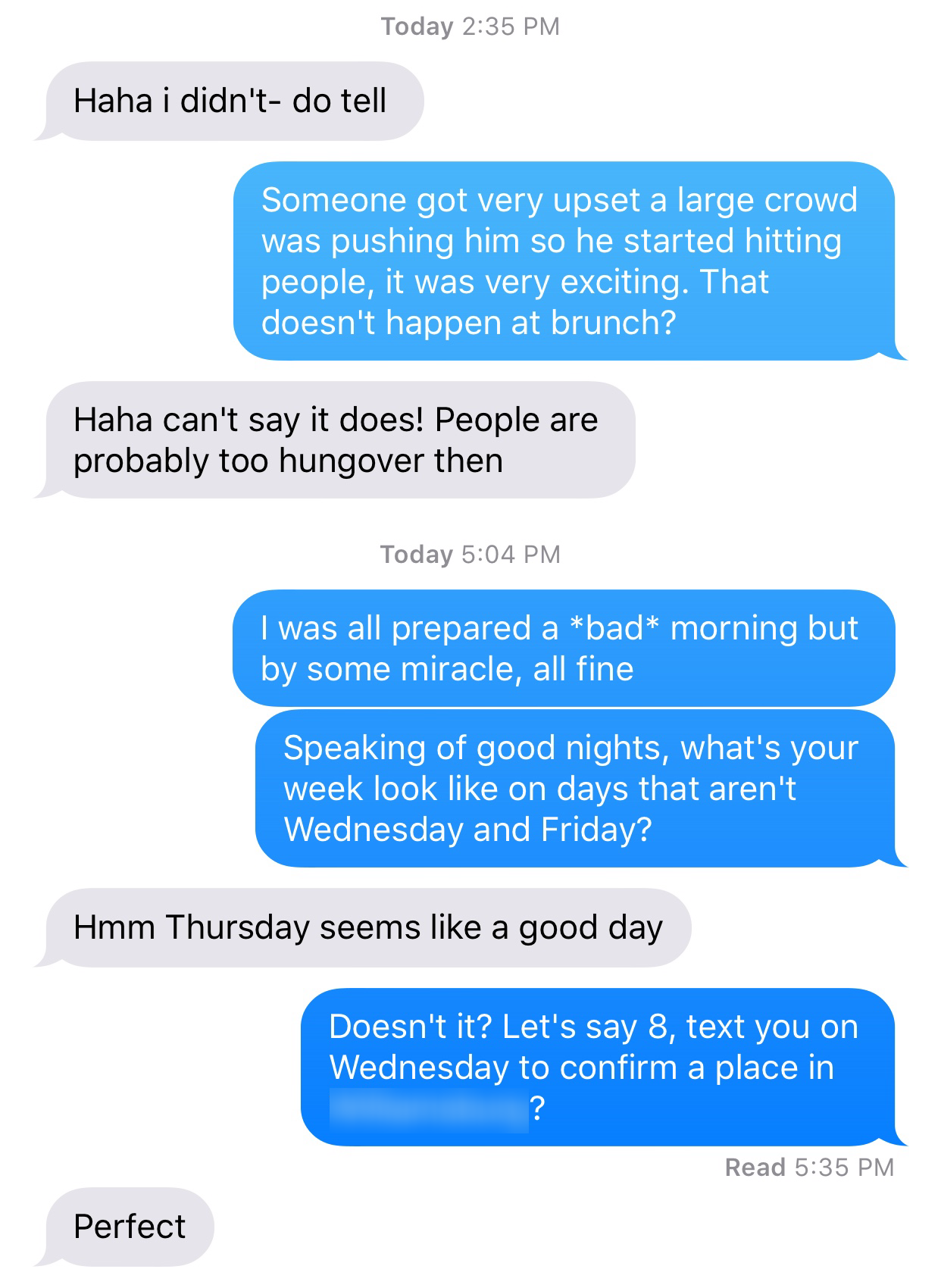 Conversation screenshot