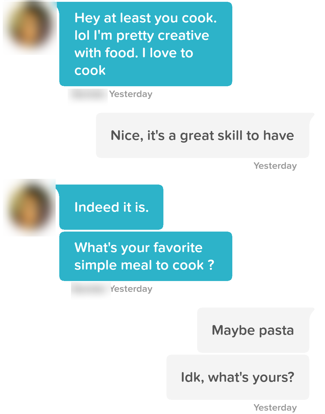 Conversation screenshot