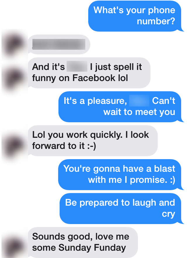 Conversation screenshot