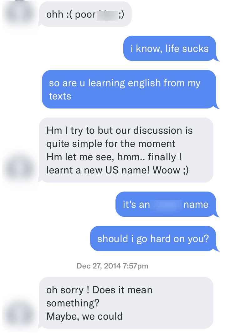 Conversation screenshot