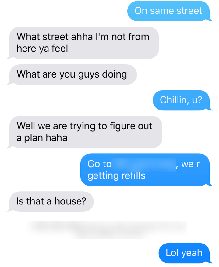 Conversation screenshot