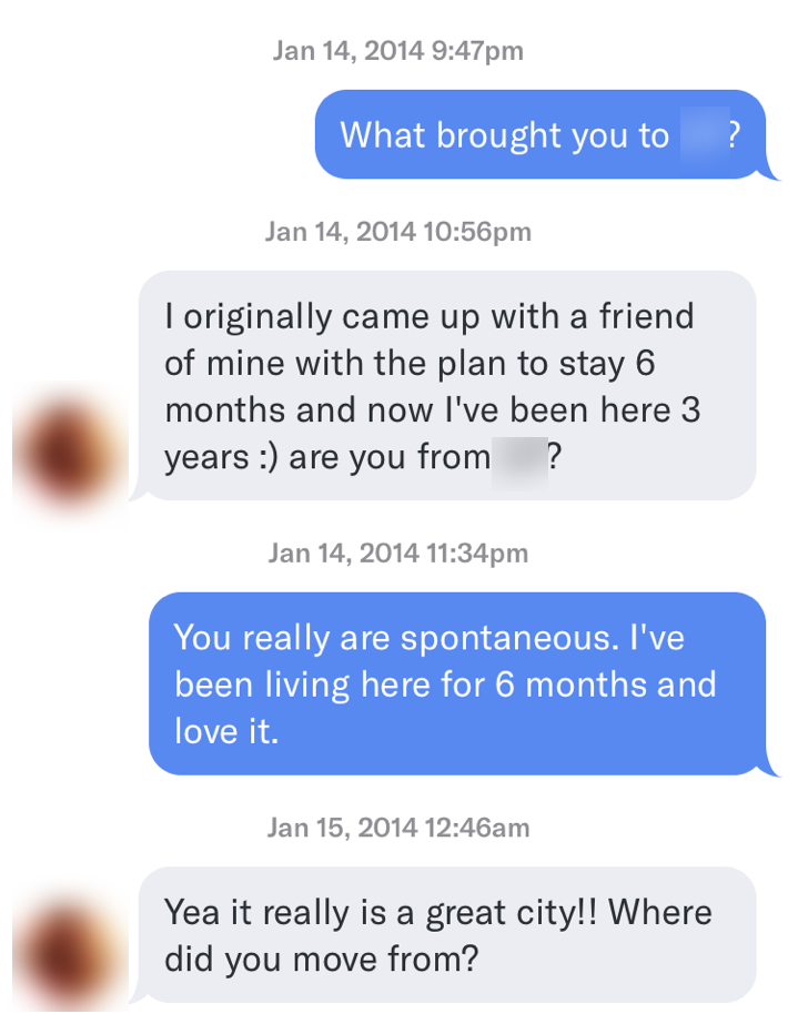 Conversation screenshot