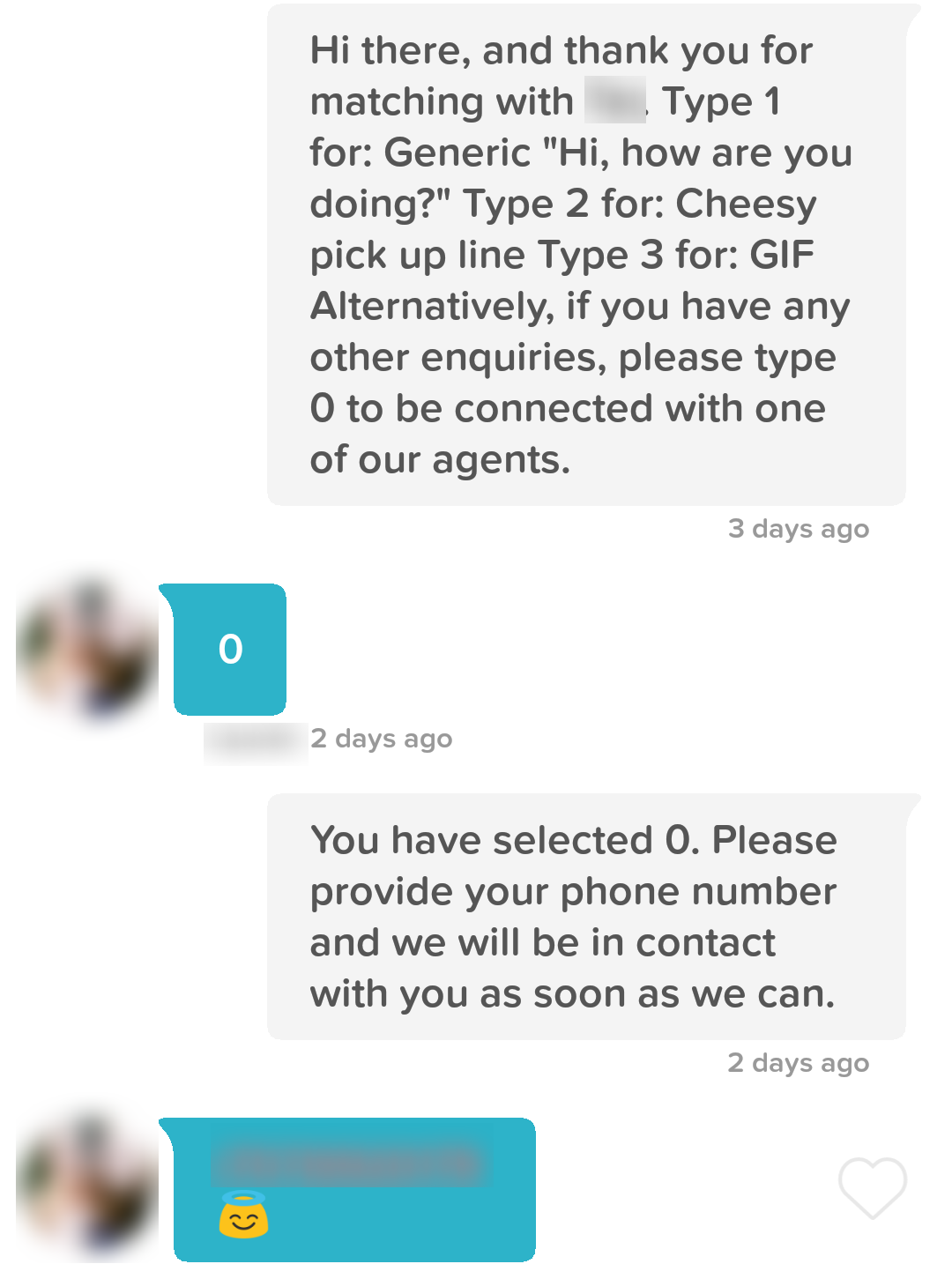 Conversation screenshot