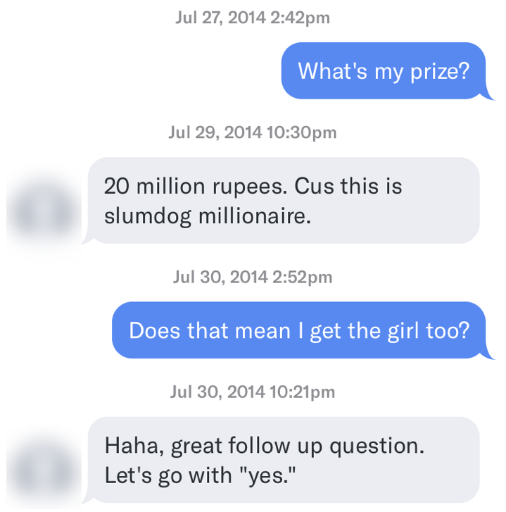 Conversation screenshot