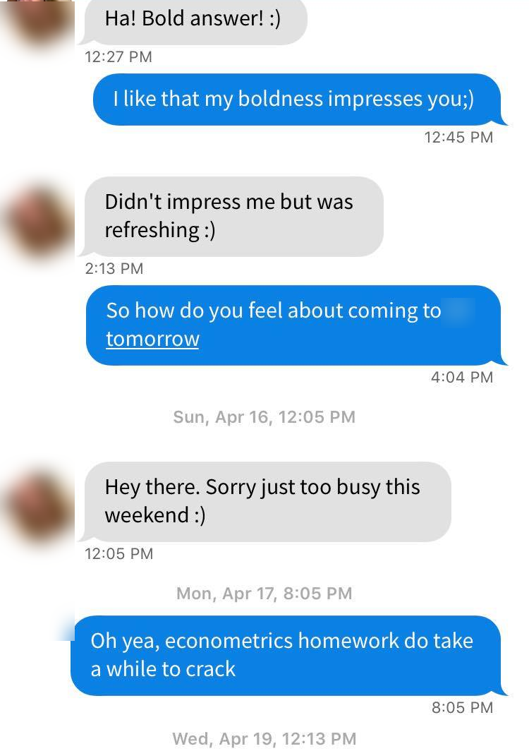 Conversation screenshot