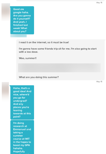Conversation screenshot