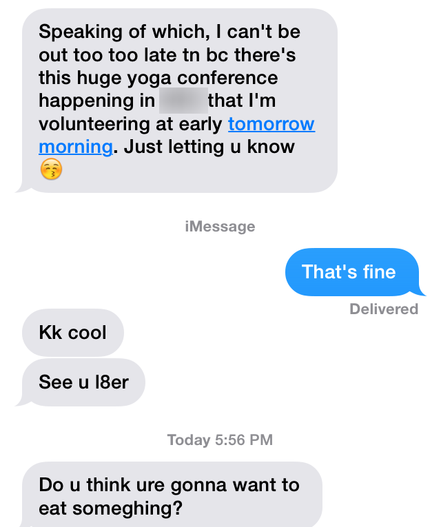 Conversation screenshot