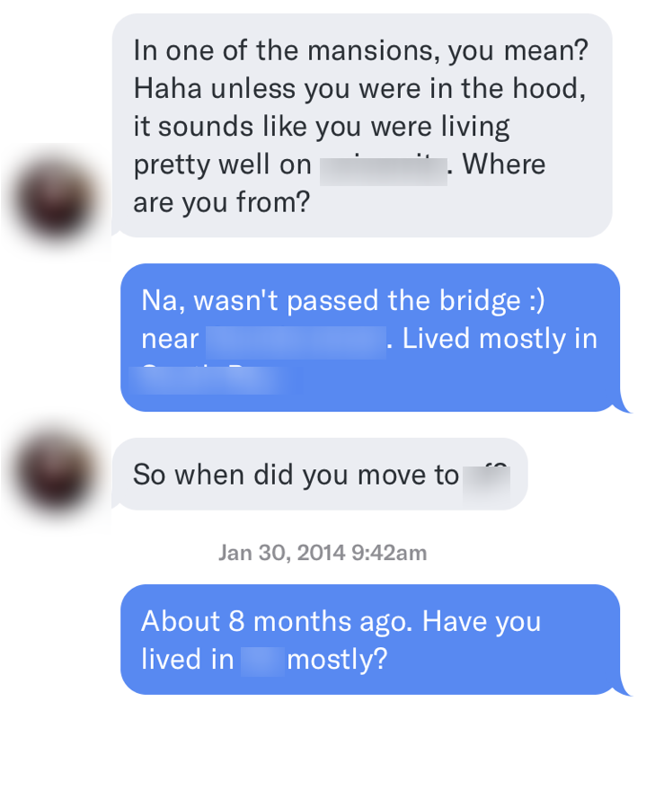 Conversation screenshot