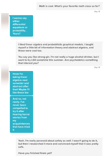 Conversation screenshot