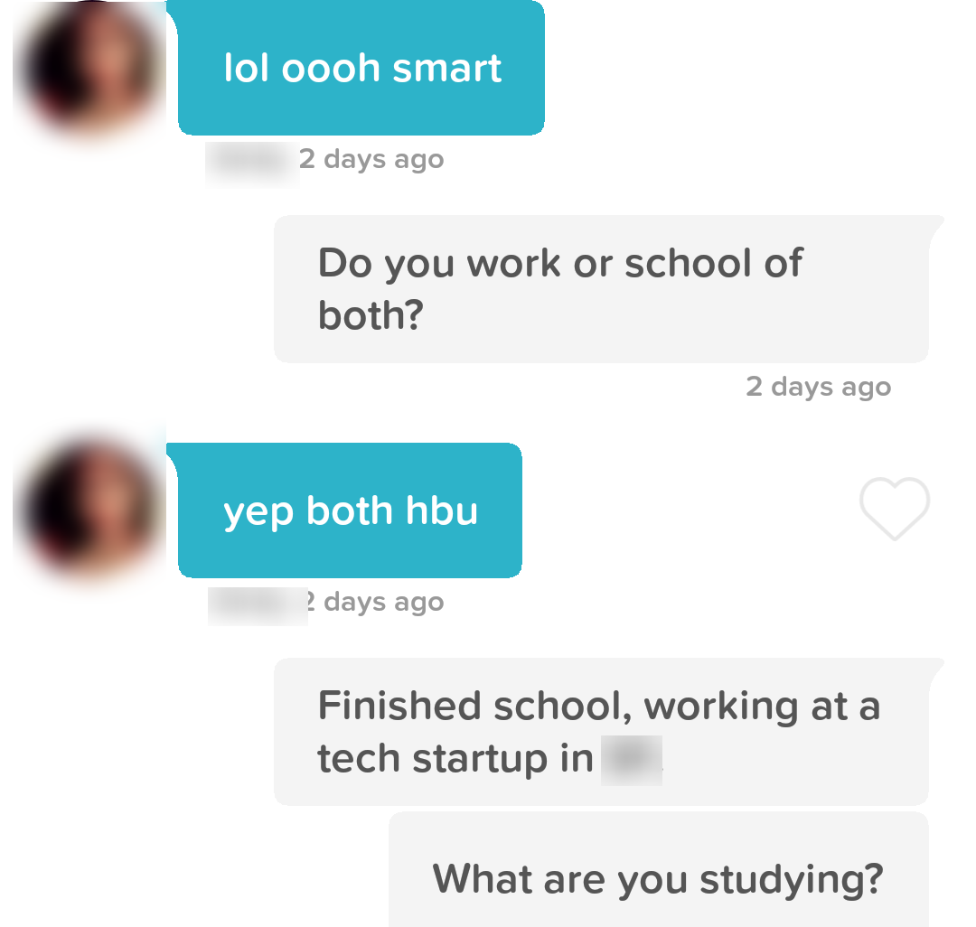 Conversation screenshot