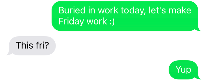 Conversation screenshot