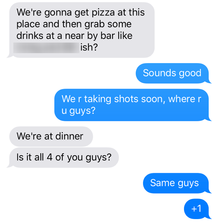 Conversation screenshot