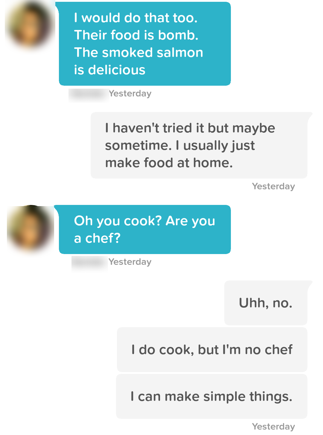 Conversation screenshot
