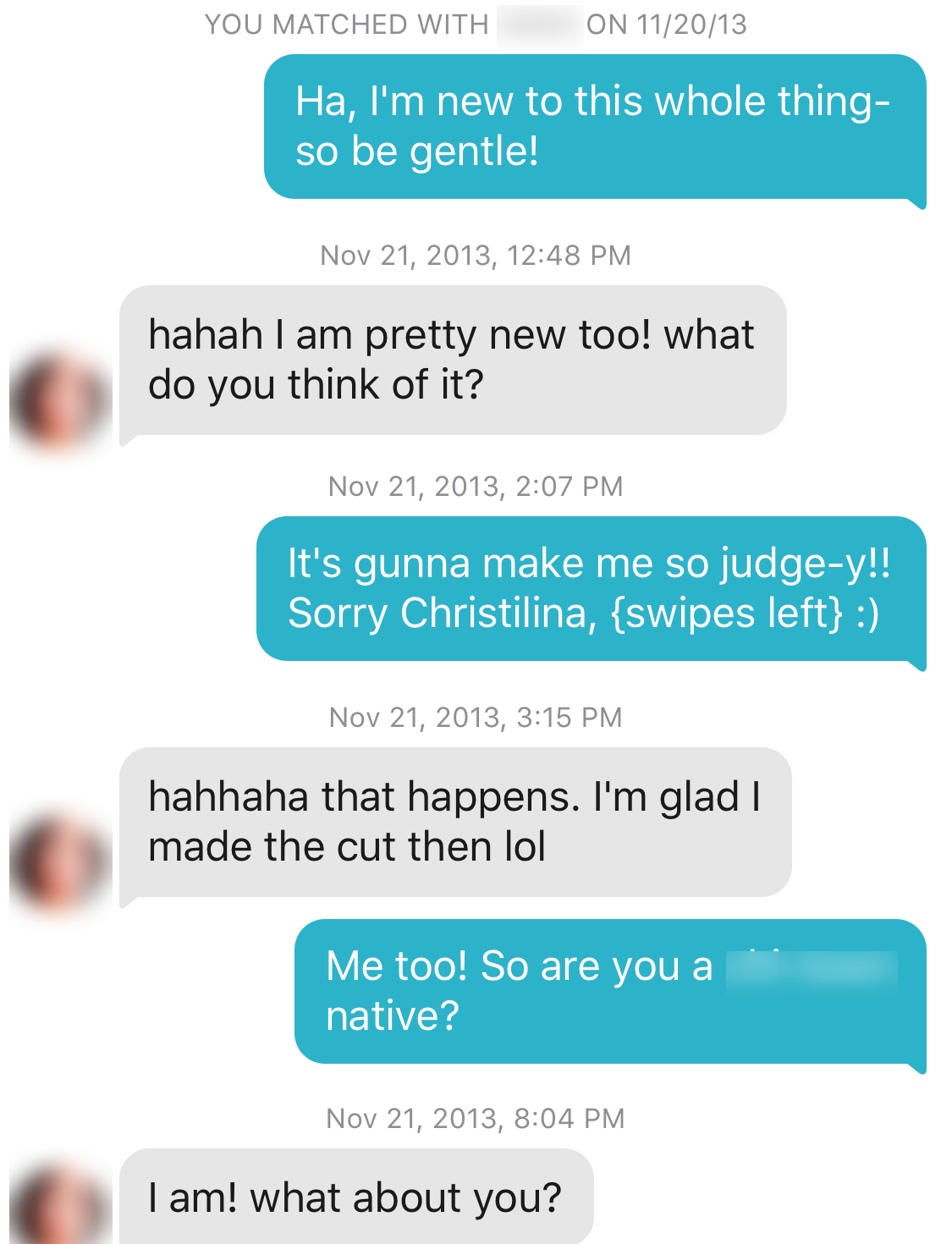 Conversation screenshot