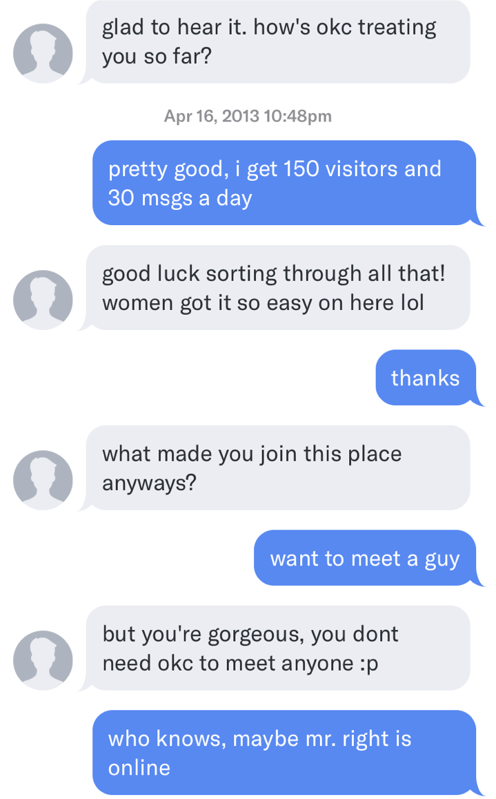 Conversation screenshot