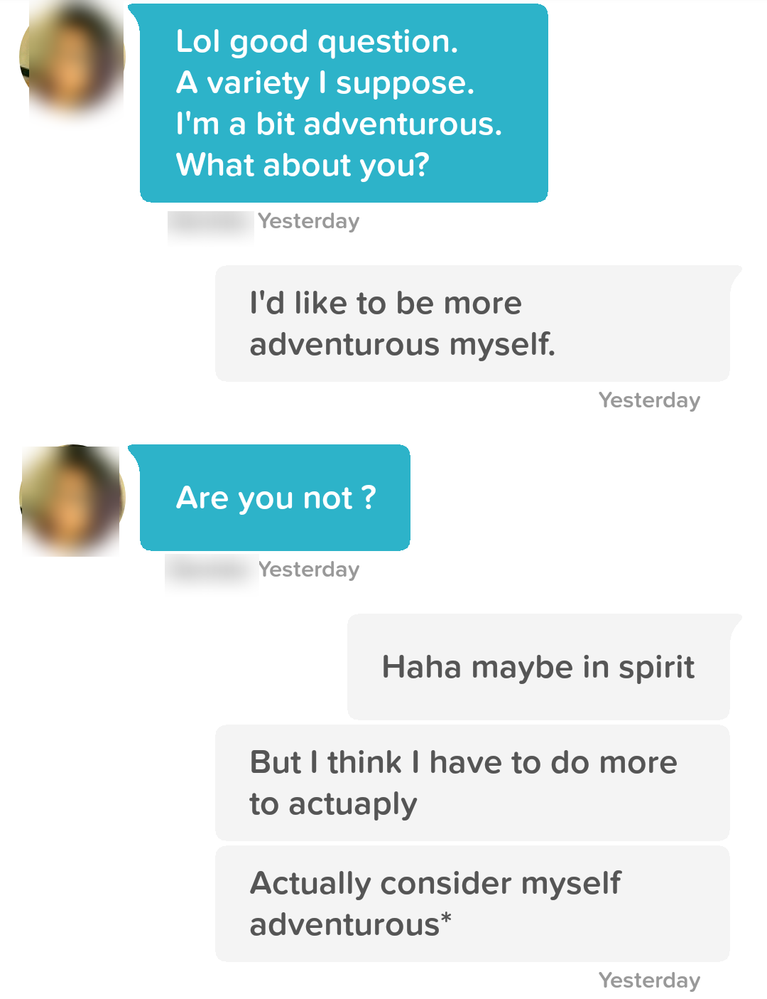 Conversation screenshot