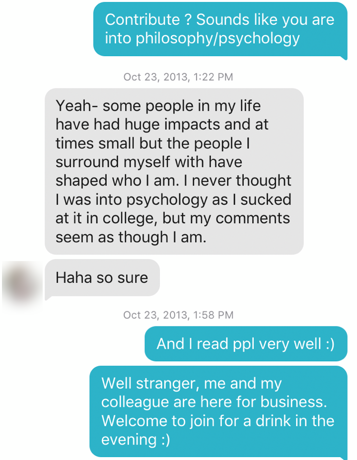 Conversation screenshot