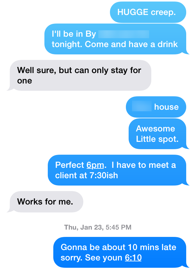 Conversation screenshot