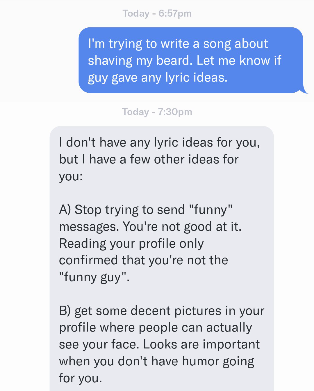 Conversation screenshot