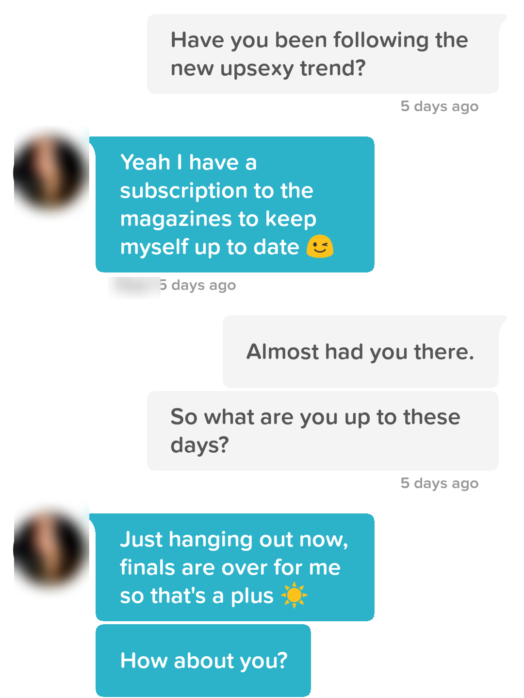 Conversation screenshot