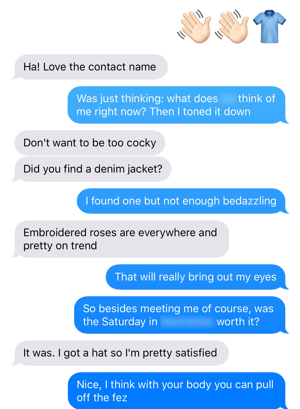 Conversation screenshot