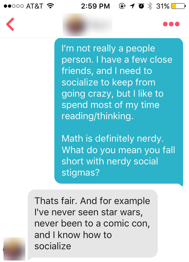 Conversation screenshot