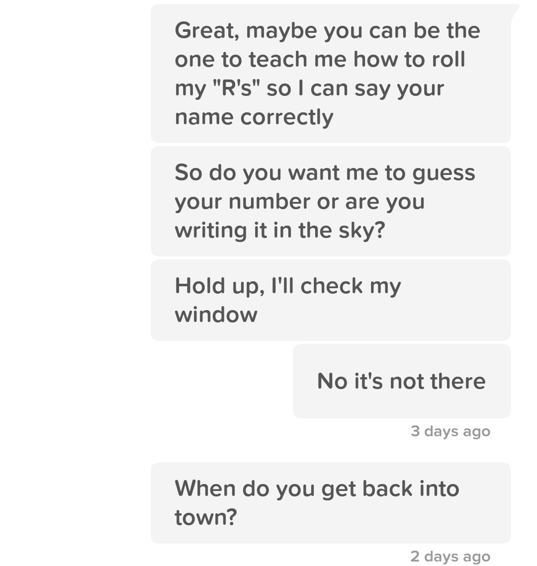 Conversation screenshot