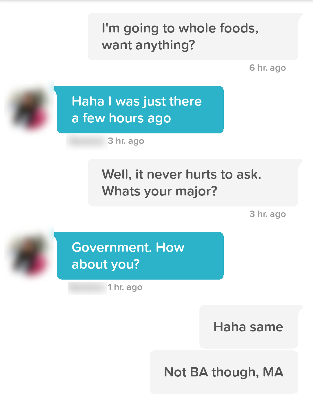 Conversation screenshot