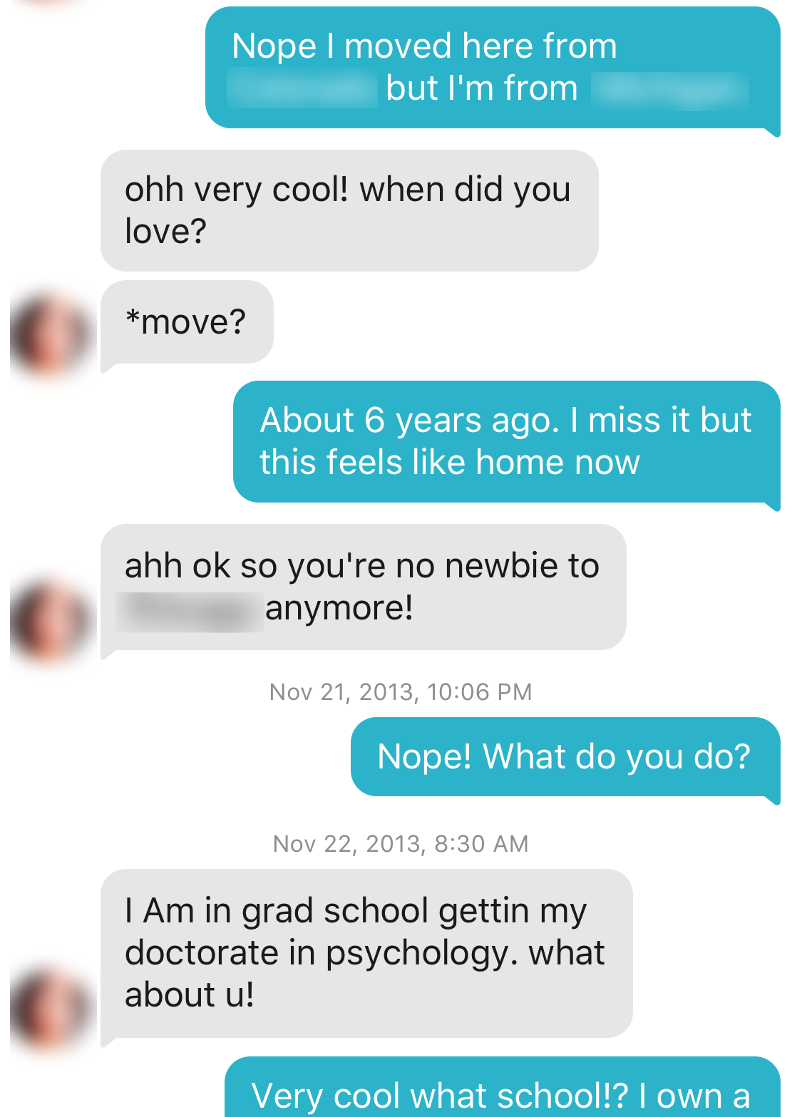 Conversation screenshot
