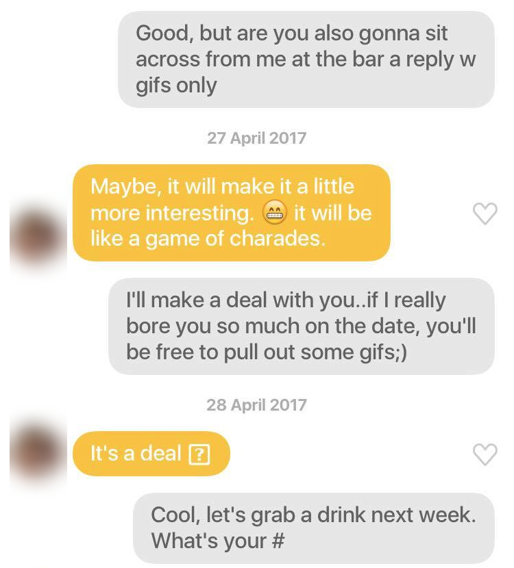 Conversation screenshot