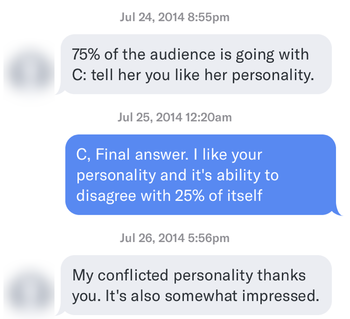 Conversation screenshot