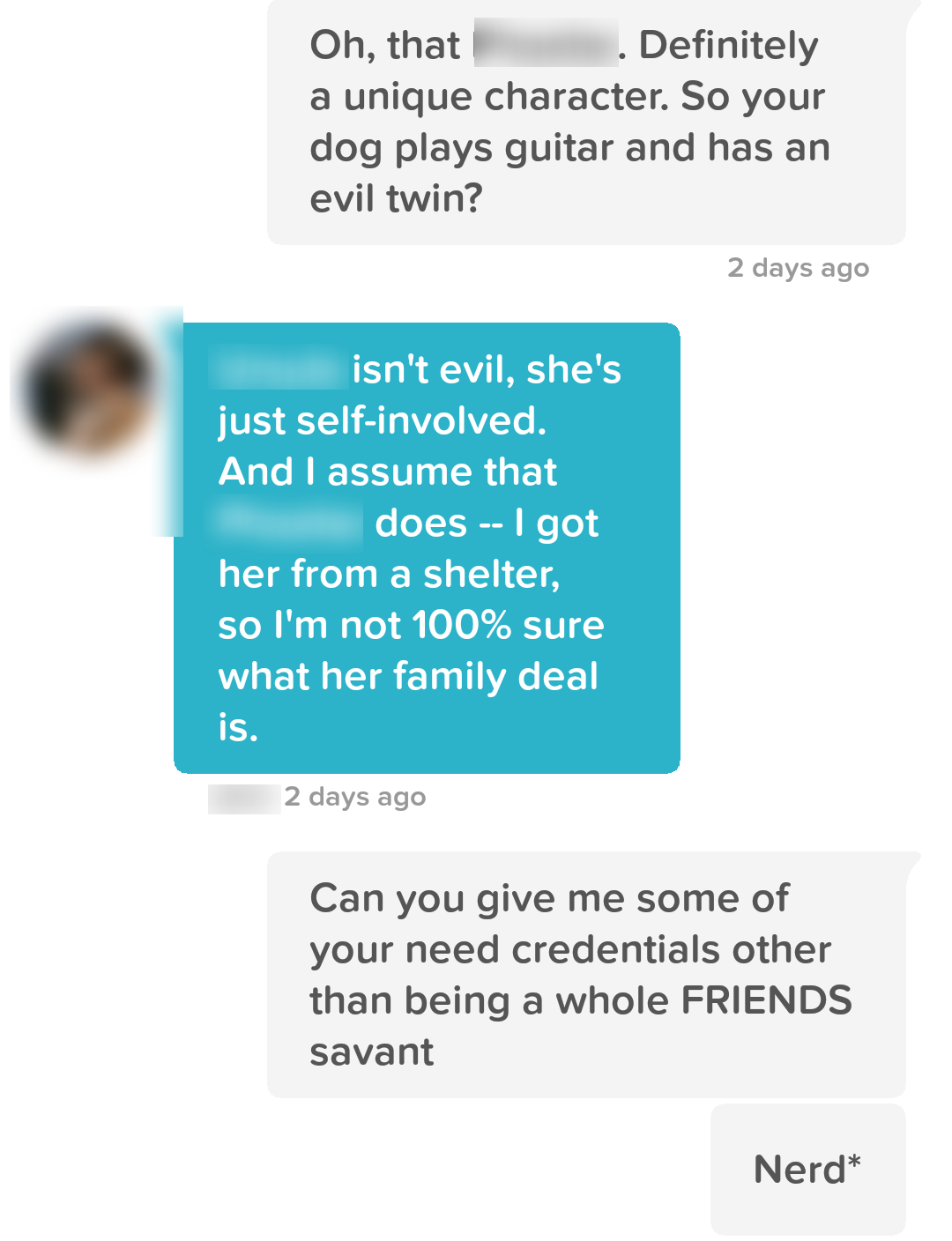 Conversation screenshot