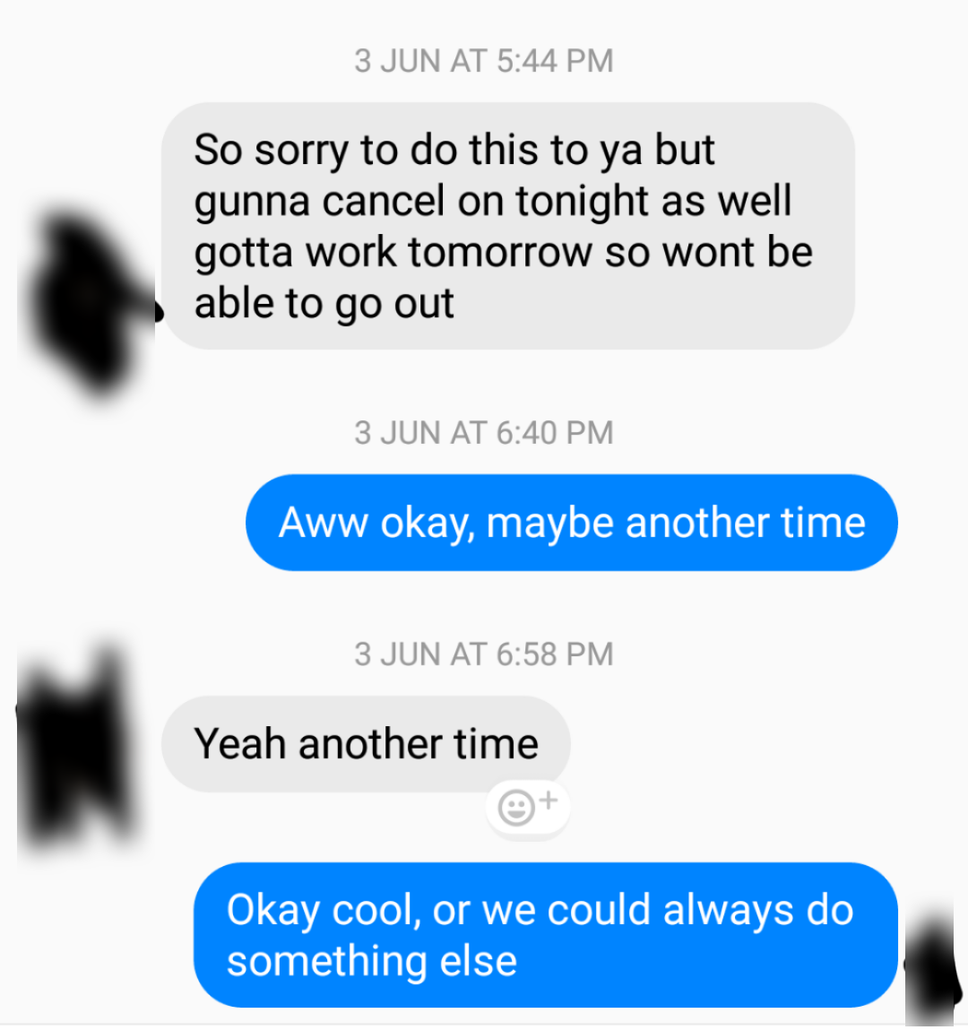 Conversation screenshot
