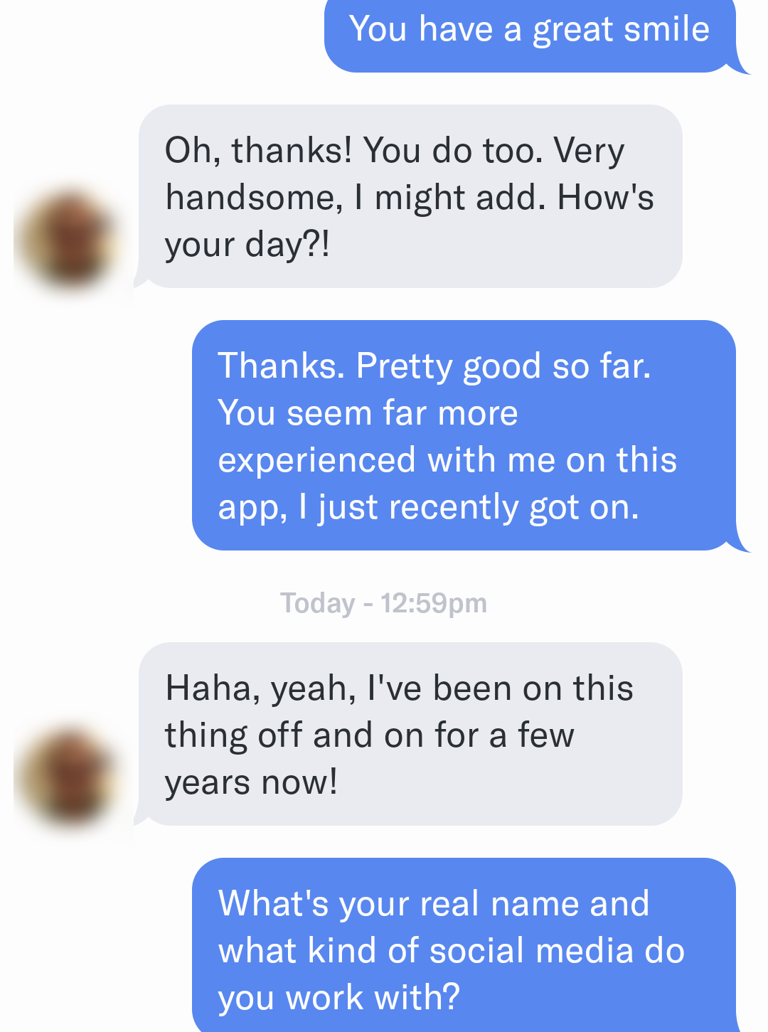 Conversation screenshot