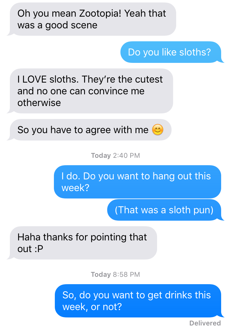Conversation screenshot