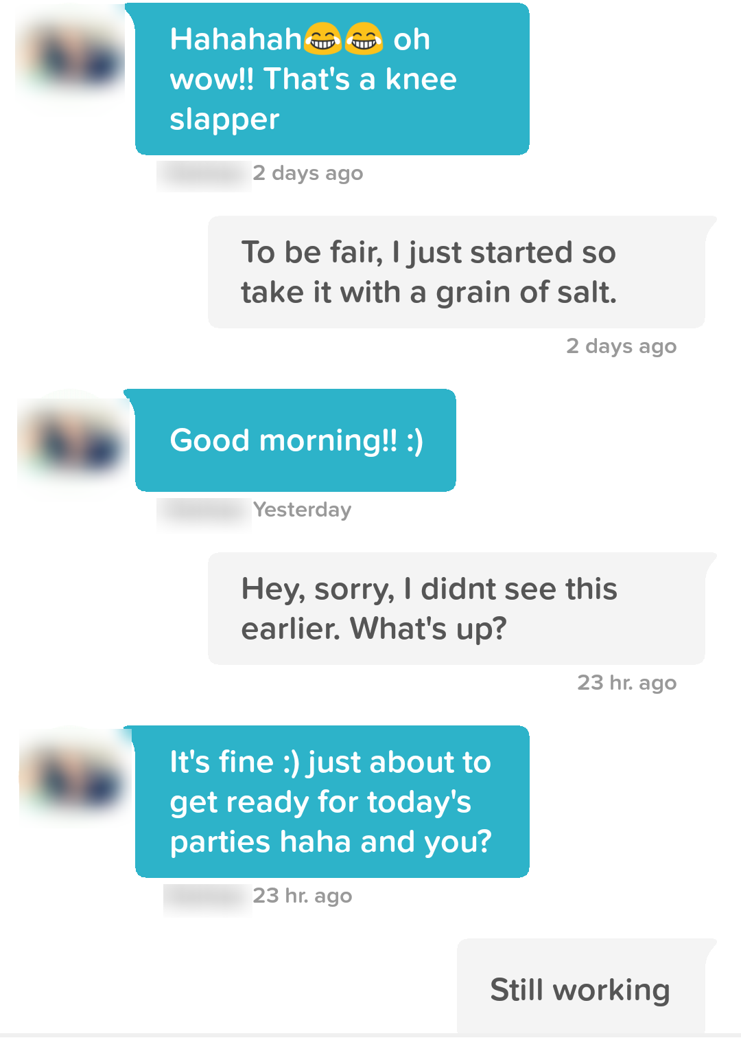 Conversation screenshot