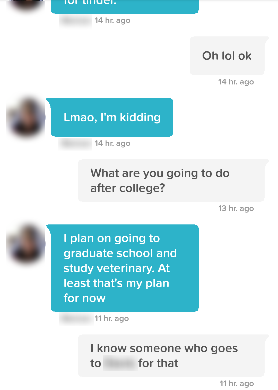 Conversation screenshot