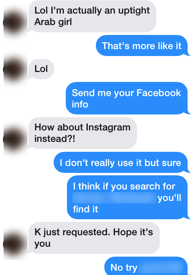 Conversation screenshot