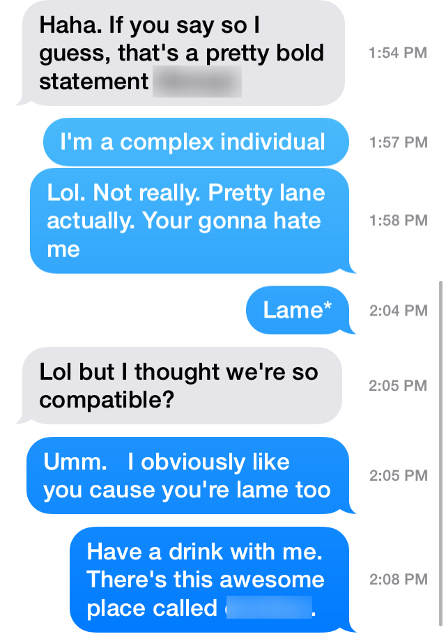 Conversation screenshot