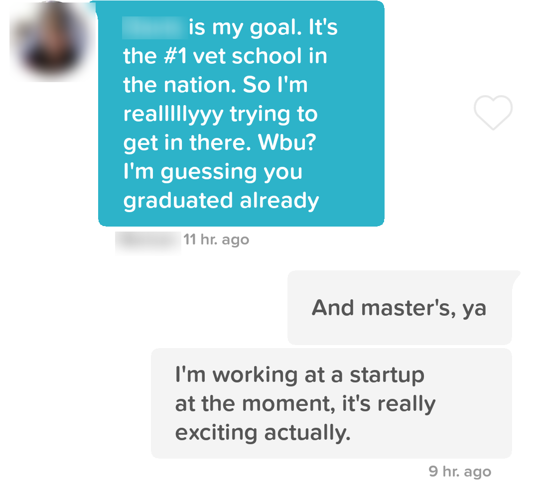 Conversation screenshot
