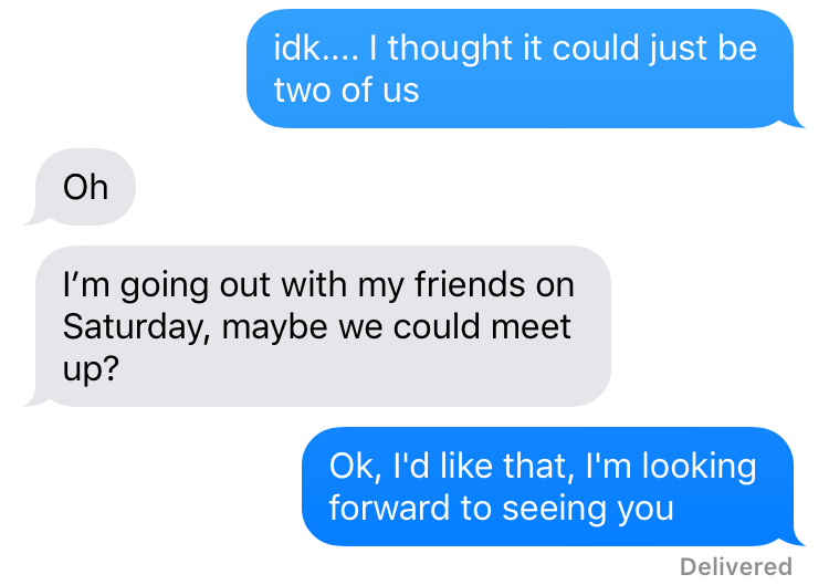 Conversation screenshot